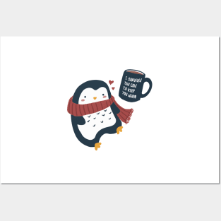 Warm Penguin Love Posters and Art